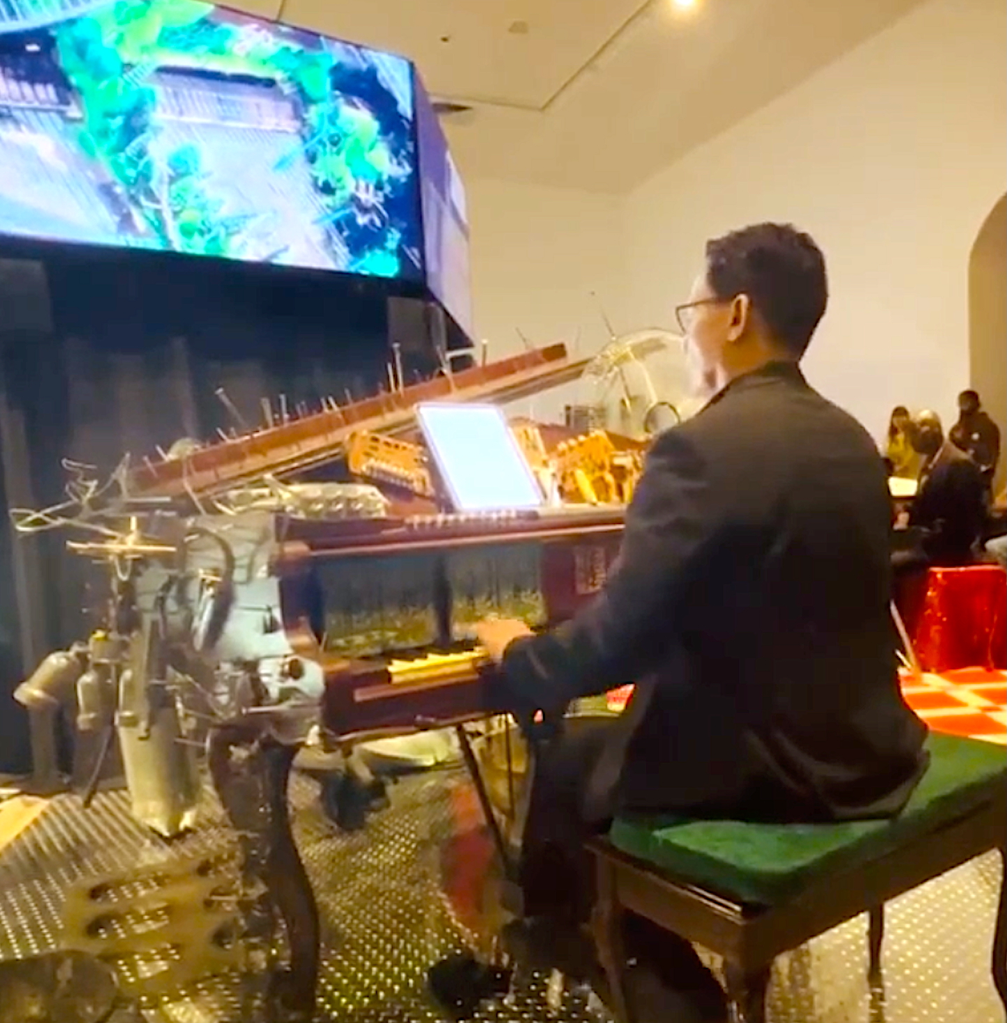D.D. Jackson with Gio Escobar at MoMA PS1, September 2023