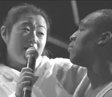 Dean Bowman and Yoon Choi in Québécité, September 2003