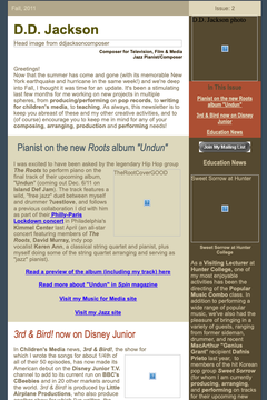 Fall 2011 Newsletter