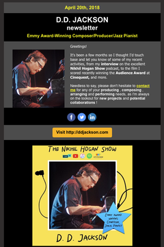 April 20, 2018 Newsletter