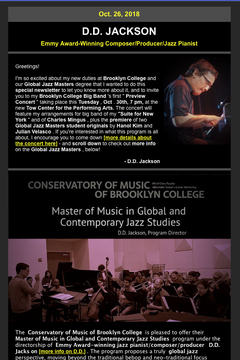 October 26, 2018 Newsletter