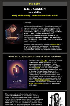 December 3, 2018 Newsletter