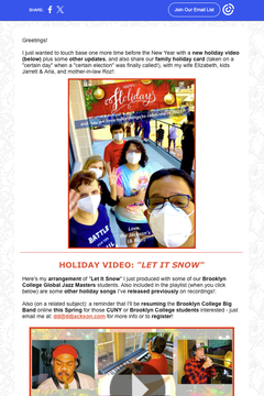 December 22, 2020 Newsletter