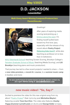 May 1, 2025 Newsletter
